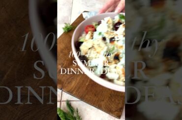 100+ Healthy Summer Dinner Ideas #healthyrecipes #summerrecipes #dinner