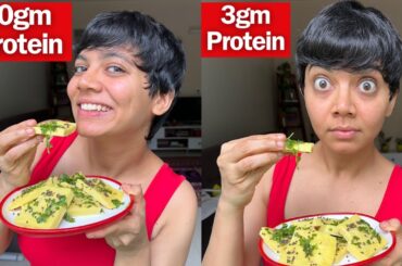 Let's make low calorie , high protein dhokla |what to eat on diet vlog| high protein breakfast