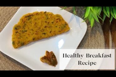 Suji Besan chilla  | Healthy Breakfast Recipe | Instant Dosa Recipe | Healthy Recipes