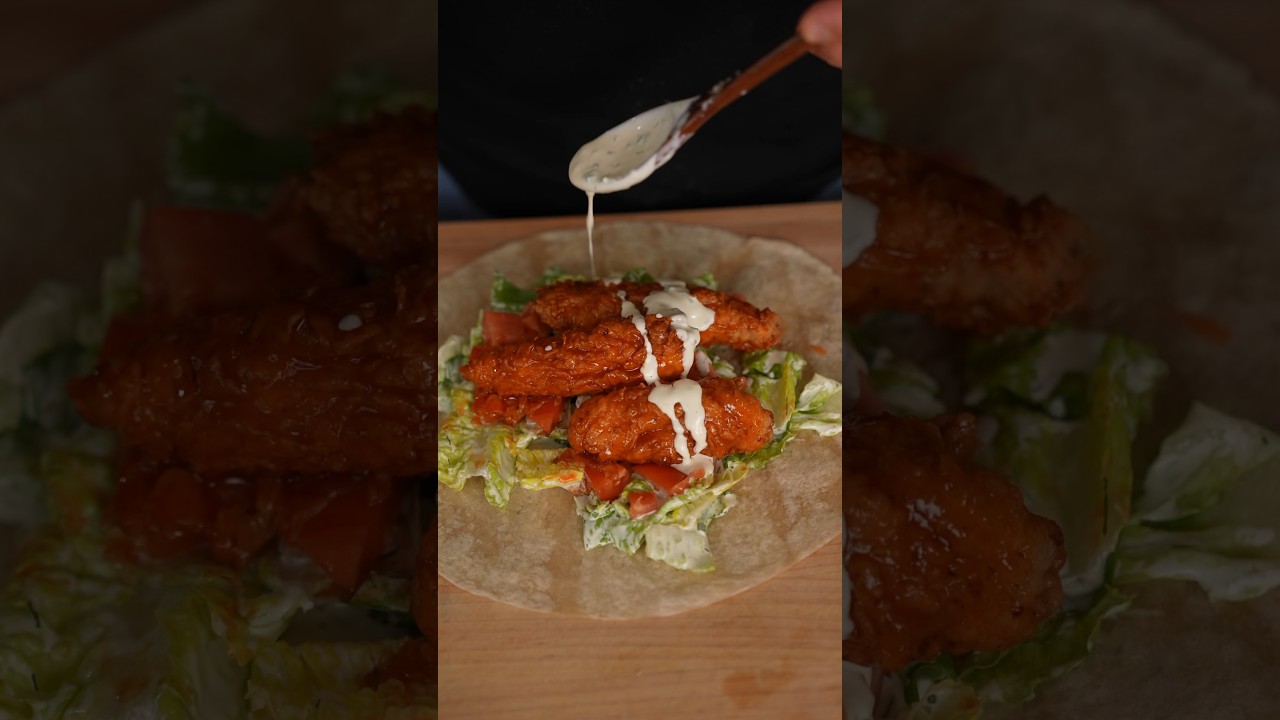 Honey Buffalo Chicken Wrap Honey Buffalo Chicken Wrap