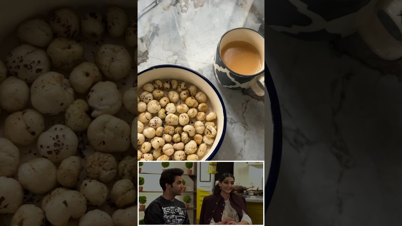 Sonam Kapoor’s favourite High calcium snack recipe #healthysnacks #weightlosssnacks #makhana #shorts Sonam Kapoor’s favourite High calcium snack recipe #healthysnacks #weightlosssnacks #makhana #shorts