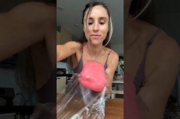 STRAWBERRY SUGAR COOKIE ice cream sandwich #icecream #cookies #dessert #strawberry #sourdough