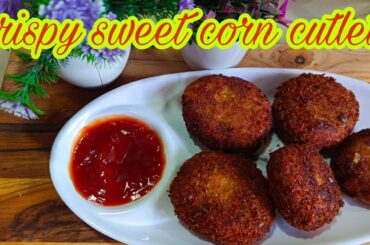 crispy sweetcorn vegetable cutlet | healthy cutlet recipe | healthy snacks @foodncraftwithmanju