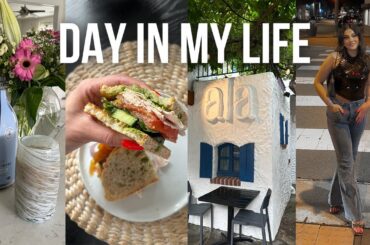 trader joes haul, floral arrangements, summer sandwich recipe, date night | DAY IN MY LIFE