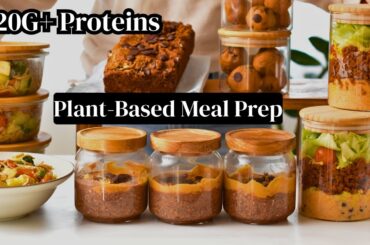 Healthy Plant-Based Meal Prep| 120G Protein Daily