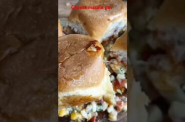 cheese masala pav|pizza stuffed pav| stuffed pav|Hema testy and healthy recipes#virel  #short#recipe