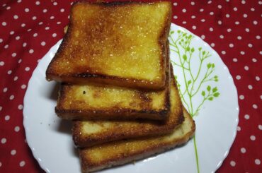 Crunchy Caramel Toast || Sweet Toast || 1 min recipe || Easy snacks || #short