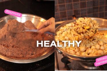 I made Bournvita and Mixture namkeen at home|Healthy recipes|Health drink
