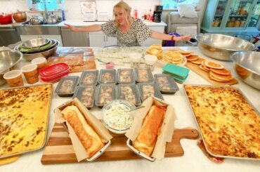 Filling My Freezer with 50 Scratch Made Freezer Meals (and my OVER 60 POUNDS WEIGHT LOSS!)