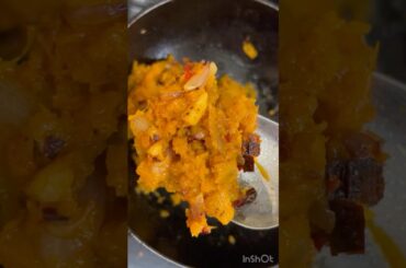 Pumpkin bharta | #viral #food #shorts #recipe #easy #lunch #tasty #summer #healthy #youtubeshorts