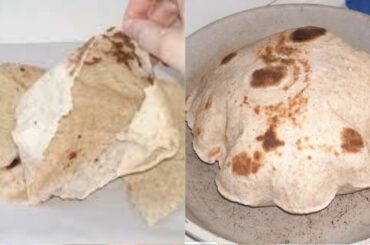 Healthy Whole wheat pita bread recipe   - for shawarma and kebab