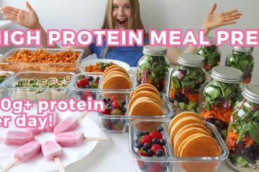 Healthy & High protein Meal Prep with Easy Recipes | 100G+ protein per day!
