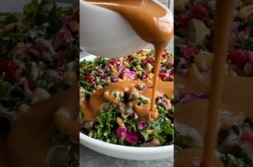 LONGEVITY HIGH-PROTEIN SALAD @cookingforpeanuts I won’t eat healthy food that tastes bad! Nor you!