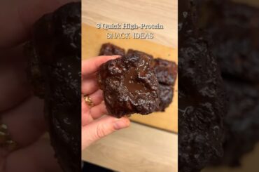 3 Quick High-Protein Snack Ideas | Easy & Healthy Recipes for Weight Loss #healthyrecipes #snacks