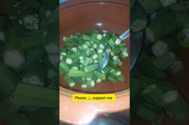 how to make bhindi #ytshorts #shorts #cooking