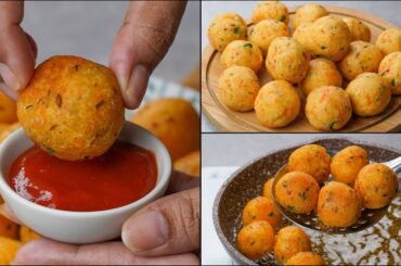 I Combined Suji With Some Vegetable & Make This Healthy Snack Recipe | Suji Ball Snack Nashta Recipe