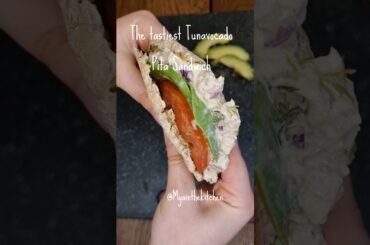 The Tastiest Tunavocado Pita Sandwich: Easy and Healthy Recipe #tunavocado #tuna #avocado #viral