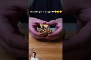Bast Cheeseburger In a Eggroll #food #cheeseburger #recipe #foodie #cooking #che