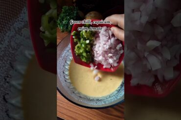 Besan Chila| Healthy And Tasty Breakfast| #shorts #food #besankachila #breakfast