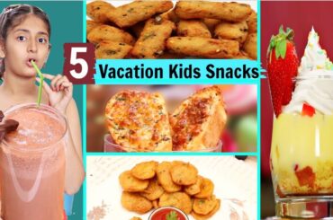 Simple & Easy Kids Evening Snacks Recipe | Summer Snacks Recipe | CookWithNisha