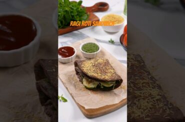 Healthy & Nutritious Breakfast Idea | Ragi-fied Sandwich Recipe | SaltInAll #Shorts