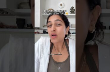 Immunity & Digestion Boosting Detox Tonic #recipe #food #health #fyp #explore