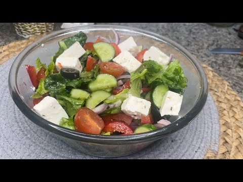 Easy Greek Salad Recipe | Easy Healthy Recipe Easy Greek Salad Recipe | Easy Healthy Recipe