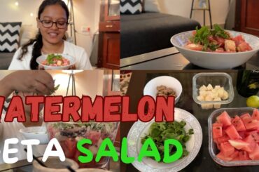Watermelon Feta Salad | Salad Recipe | Easy & Healthy Salad Recipe | Easy Guest Recipes