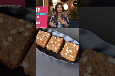 Shilpa Shetty's Favourite Healthy Nutrition Bars Recipe #shorts