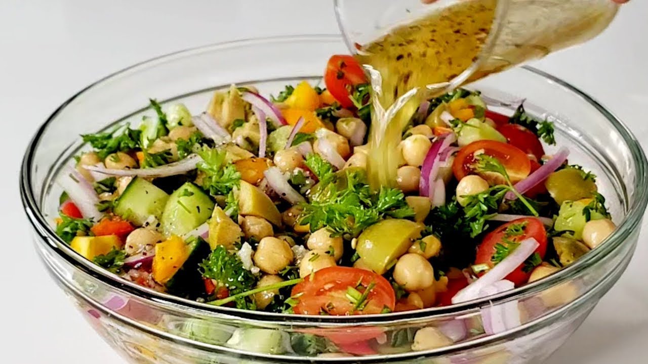 Mediterranean Chickpea Salad Recipe! / Vegetable Salad / Weight Loss Recipes/#healthy #yummy #recipe Mediterranean Chickpea Salad Recipe! / Vegetable Salad / Weight Loss Recipes/#healthy #yummy #recipe