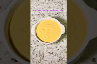 Mayonnaise Recipe | How to make Mayonnaise at home | Easy Mayonnaise Recipe | Boiled Egg Mayonnaise