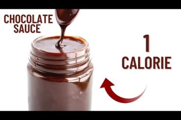 1 Calorie Chocolate Sauce Recipe For A Calorie Deficit Diet - Low calorie dessert topping recipe
