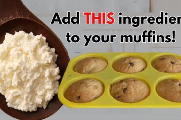 Banana Ricotta Muffins  - A Heart Healthy Breakfast or Meal Prep Addition To Lower Cholesterol
