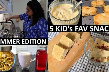 Summer Special - 5 Healthy Easy Snacks Recipes To Try This Summer | After School Snacks Recipe