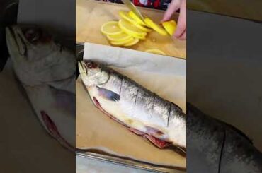 Super Easy Oven-Baked Fish Recipe With Roasted Vegetables! #recipe  #ovenbakedfish #cooking