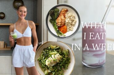 WHAT I EAT IN A WEEK | high protein to build lean muscle | easy home recipes