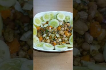 Channa dhal veggie salad recipe #healthysalad