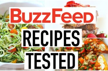 BUZZFEED RECIPES TESTED! Healthy Recipes Taste Test!