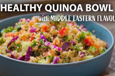 Middle Eastern-inspired QUINOA RECIPE | Healthy Vegetarian & Vegan Meals