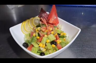 Healthy salad recipe | most delicious and authentic restaurants  style | #like and subscribe