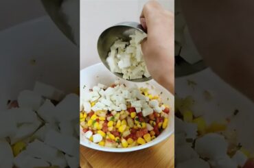 Healthy salad sweet corn salad #jainfood #shorts #aahaarourfood #jainandsatvicaahaar