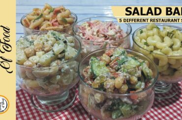 Ultimate Salad Bar Recipe | Fresh and Healthy Salad Ideas | Perfect for Any Occasion