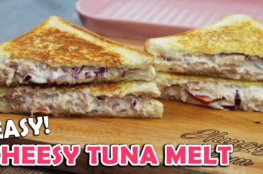 Cheesy Tuna Melt | Tuna Sandwich | Hungry Mom Cooking