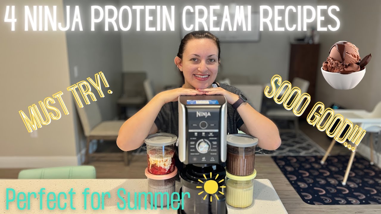 4 Ninja Creami Low Calorie Recipes For Weight Loss | Perfect For Summer! 4 Ninja Creami Low Calorie Recipes For Weight Loss | Perfect For Summer!