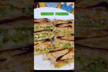 Healthy Veg Pockets l Healthy Breakfast Recipe #short