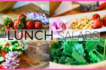 EASY HEALTHY LUNCH IDEAS for SCHOOL or WORK | SUMMER SALAD Recipes |BASIC COOKING SKILLS | Meal Prep