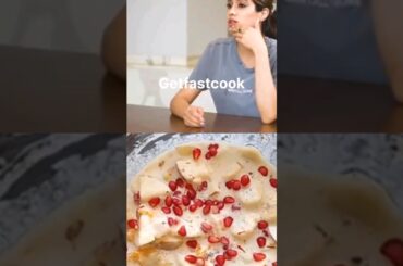 Janhvi Kapoor's Favourite Healthy Mouthwatering Fruit Cream Recipe #shorts