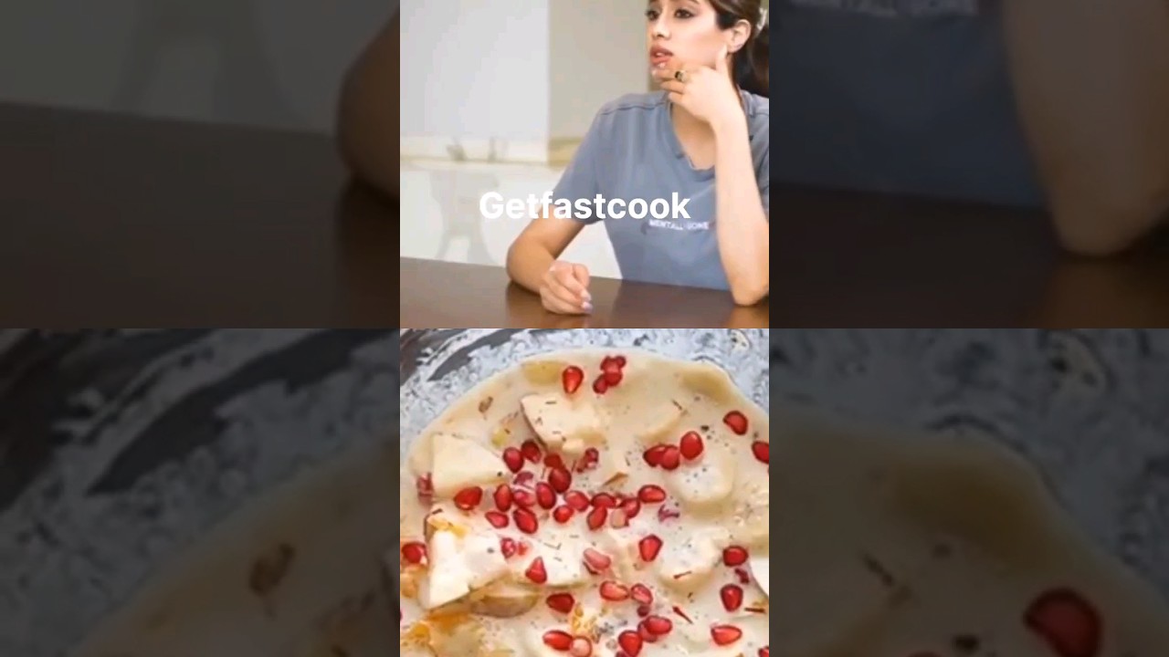 Janhvi Kapoor’s Favourite Healthy Mouthwatering Fruit Cream Recipe #shorts Janhvi Kapoor's Favourite Healthy Mouthwatering Fruit Cream Recipe #shorts
