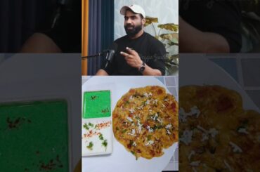 Viral Gym Coach Nitesh Soni's Healthy Protein Lunch and Breakfast Recipe #shorts #besankachila