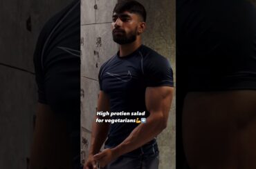 High protein salad for vegetarians #fitness #diet #workout #gymdiet